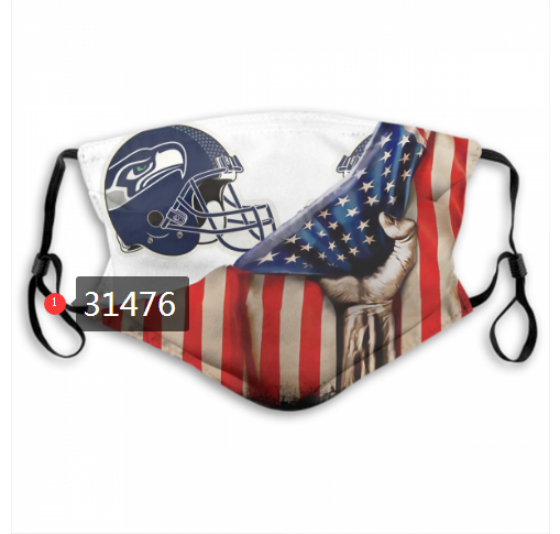 NFL 2020 Seattle Seahawks 110 Dust mask with filter